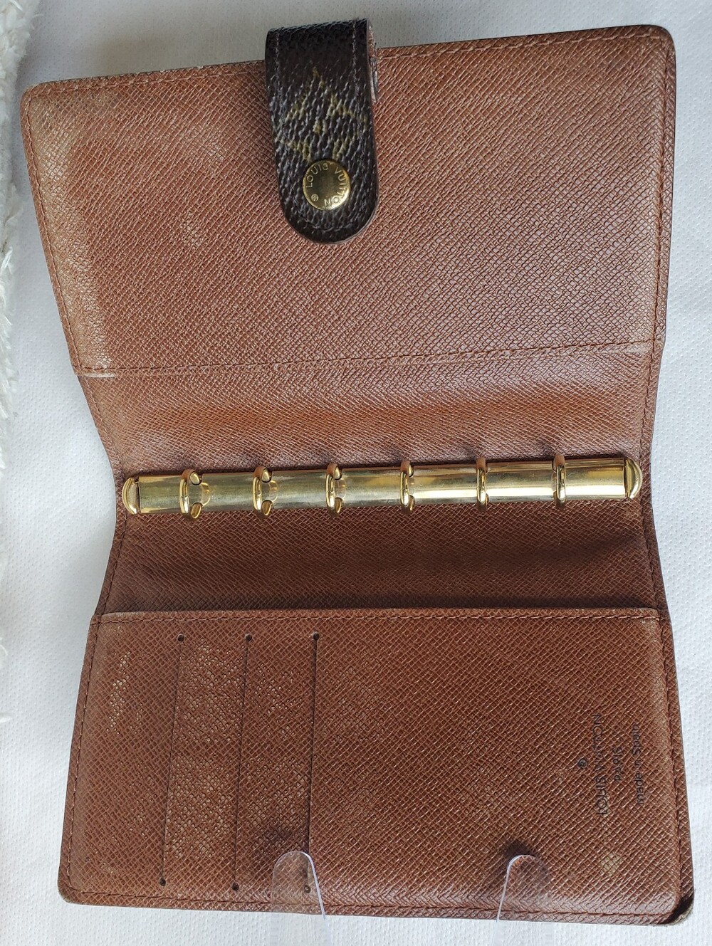 Louis Vuitton Brown Monogram Canvas Agenda Cover - Picture 11 of 16